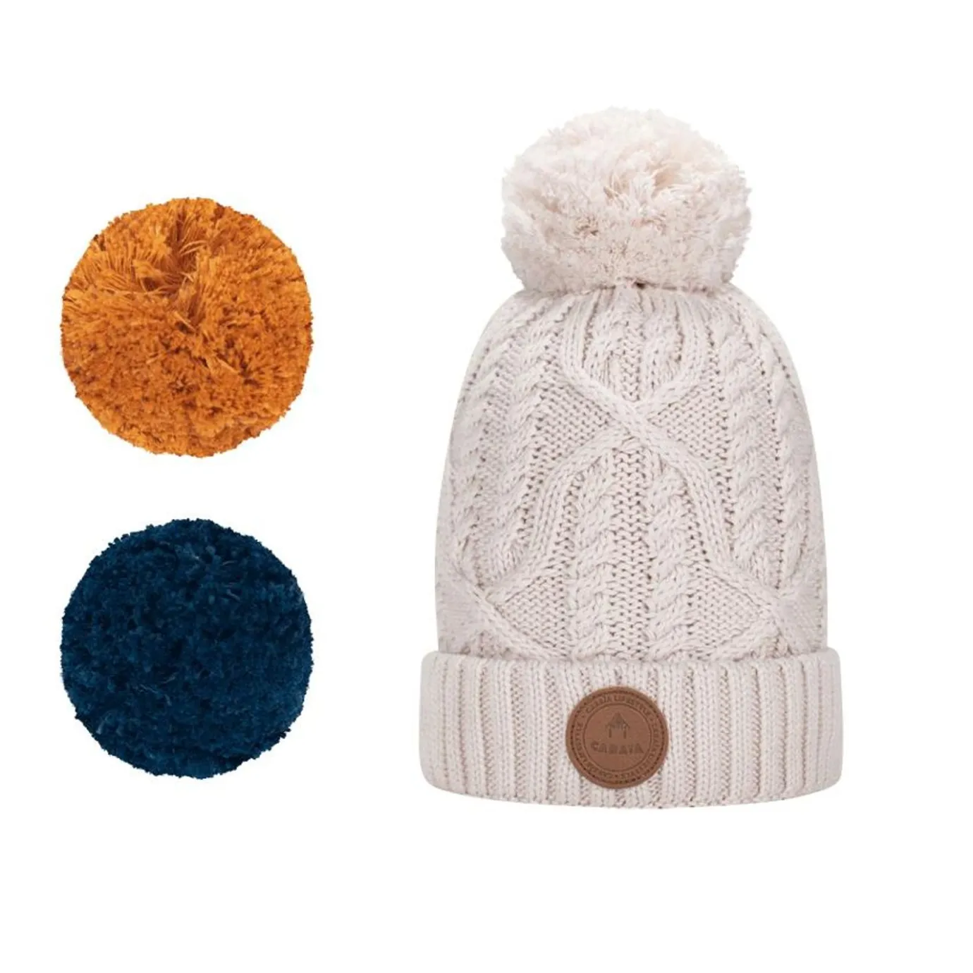 Green Beanies | Cabaïa Algonquin Cream Navy