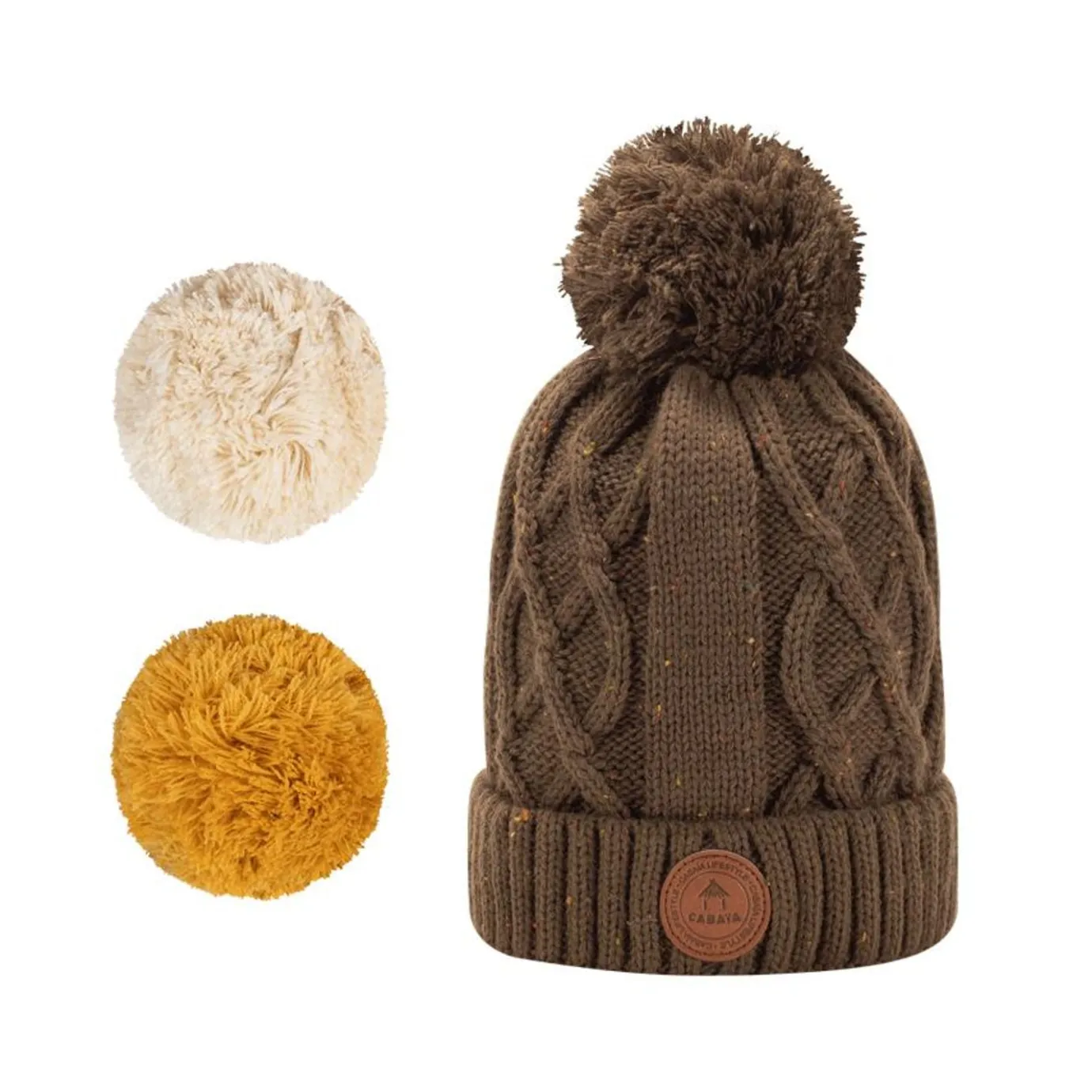 Polar Lined Beanies | Cabaïa Appletini Khaki Polar Taupe