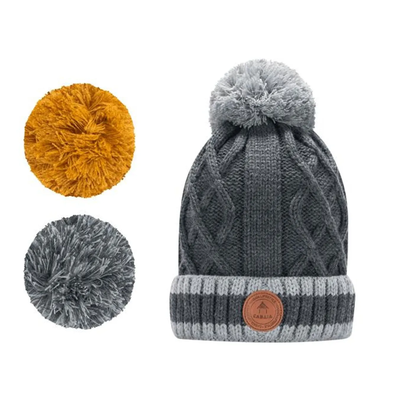 Polar Lined Beanies | Cabaïa Appletini New Polaire Grey