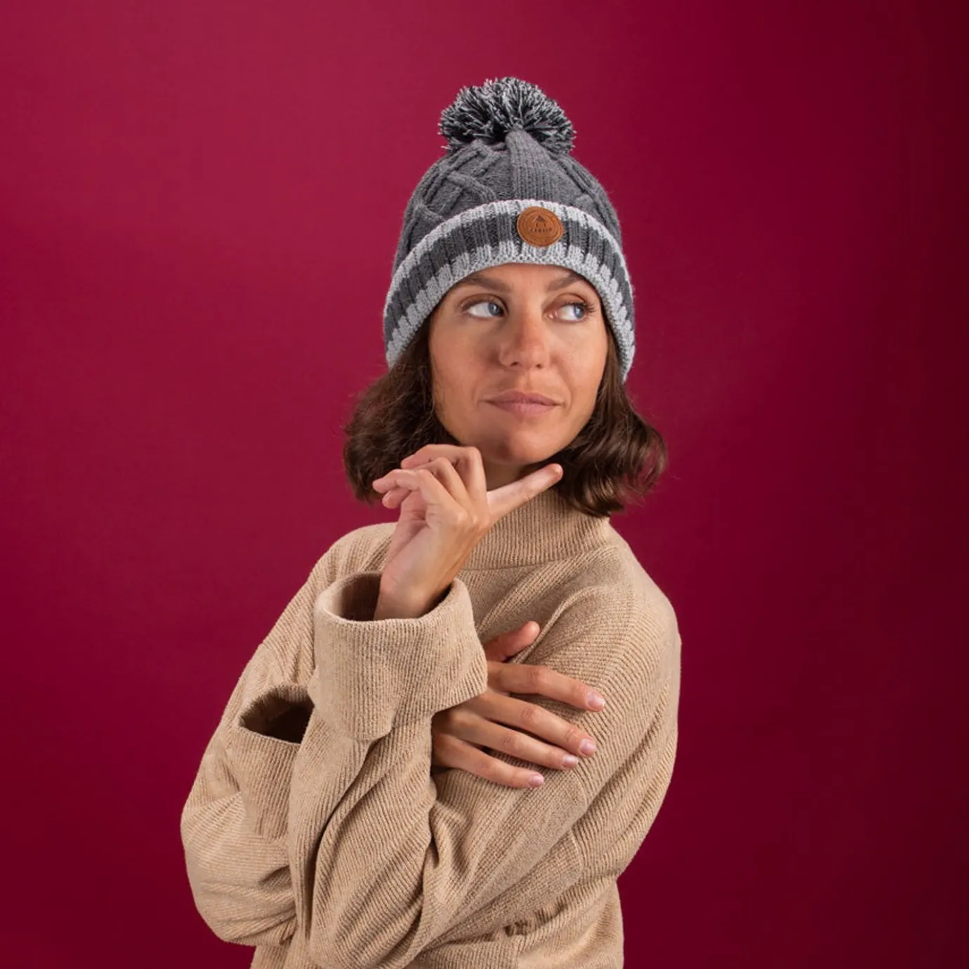Polar Lined Beanies | Cabaïa Appletini New Polaire Grey