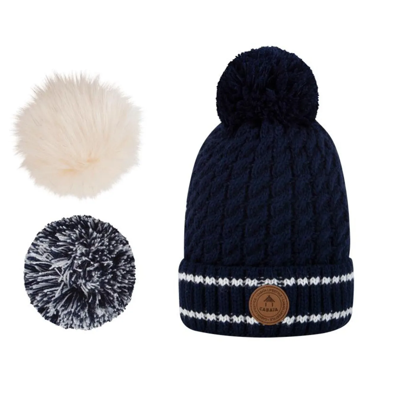 Polar Lined Beanies | Cabaïa Balmoral Polar Navy