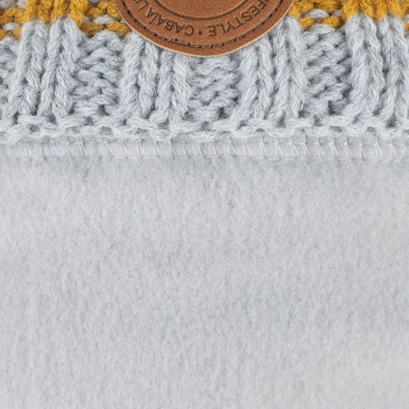Polar Lined Beanies | Cabaïa Creamy Gin New Polar Navy