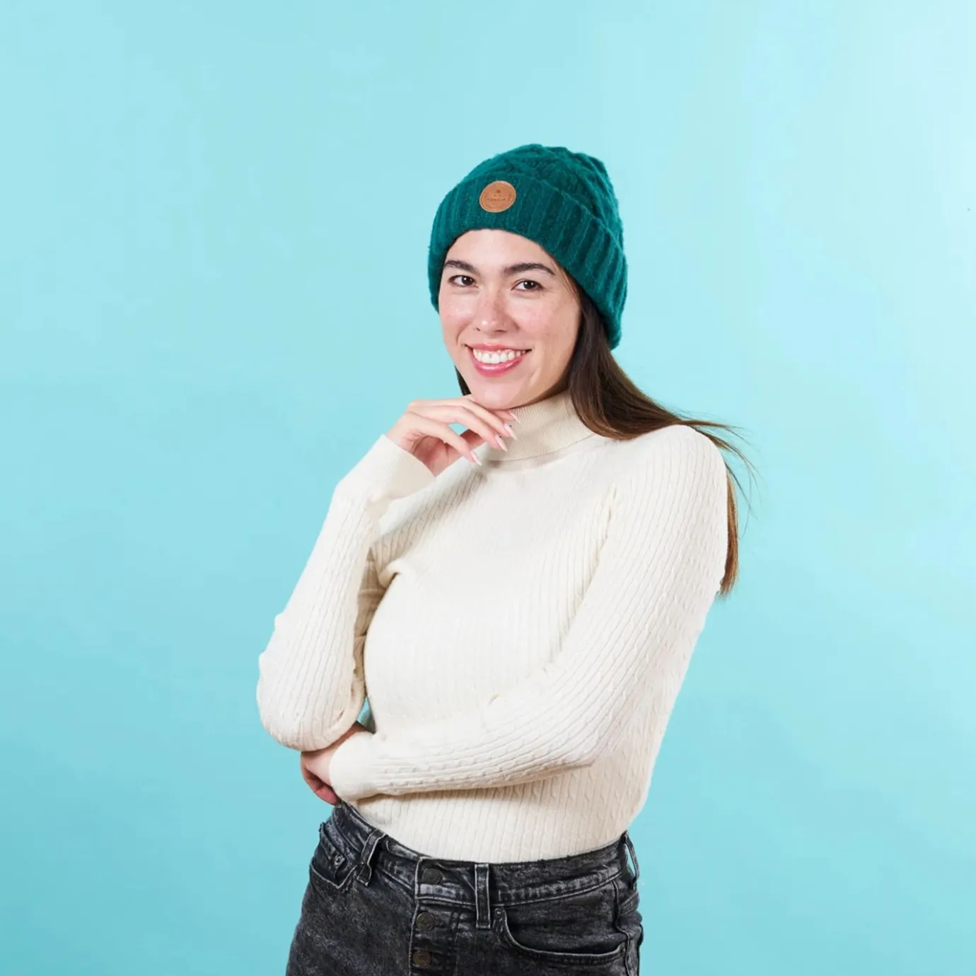 Beanies Without Bobbles | Cabaïa Elder Flower Green
