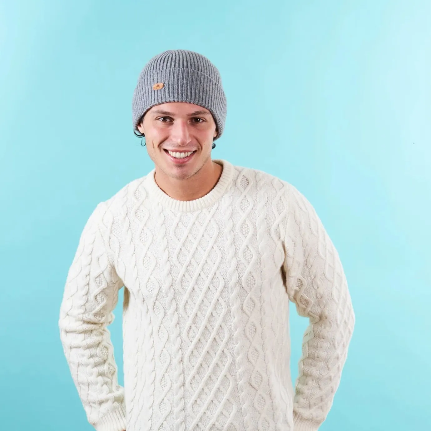 Beanies Without Bobbles | Cabaïa French 75 Melanged Grey
