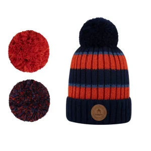 Kids Beanies | Cabaïa Iced Coffee X Orange Navy