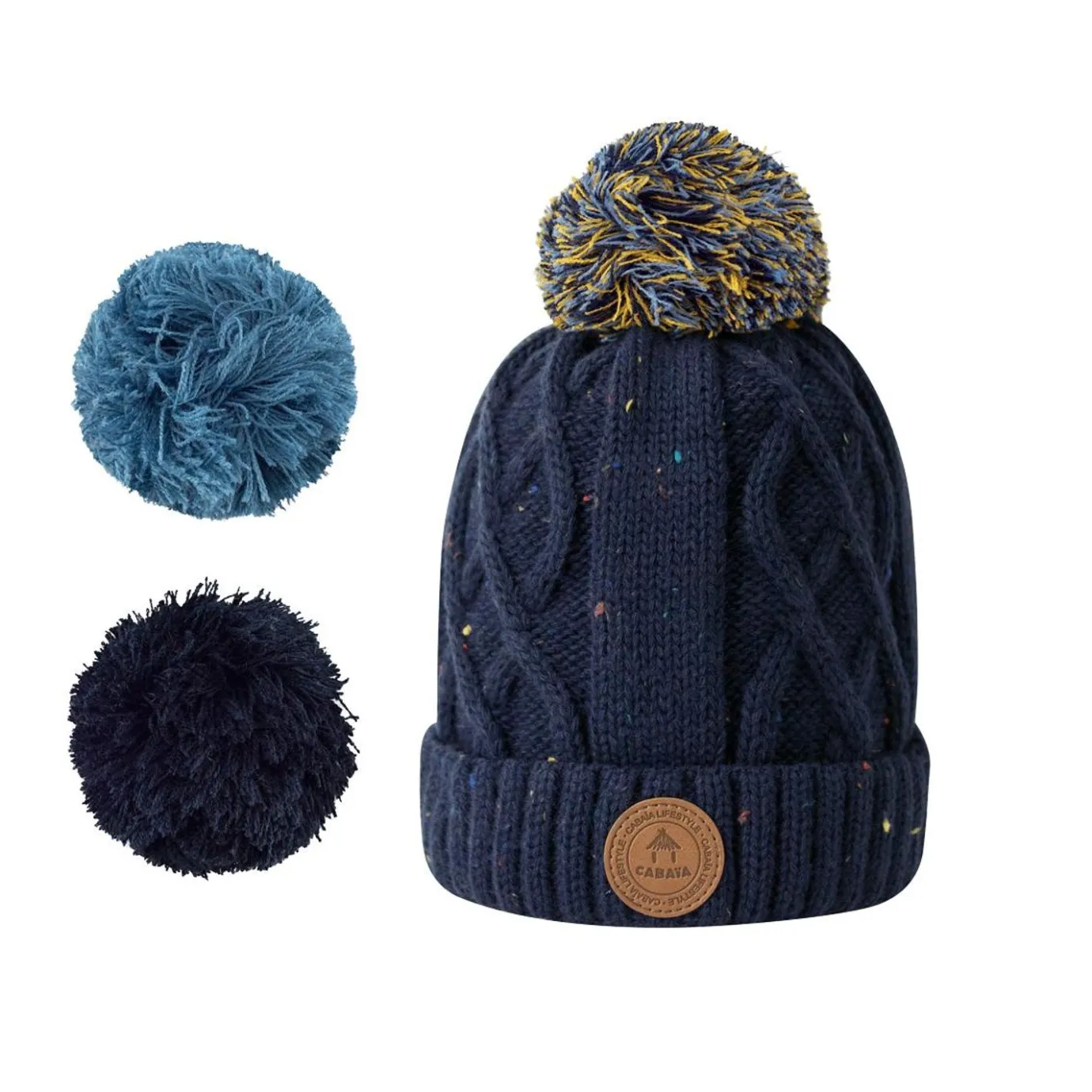 Kids Beanies | Cabaïa Jus De Pomme Navy