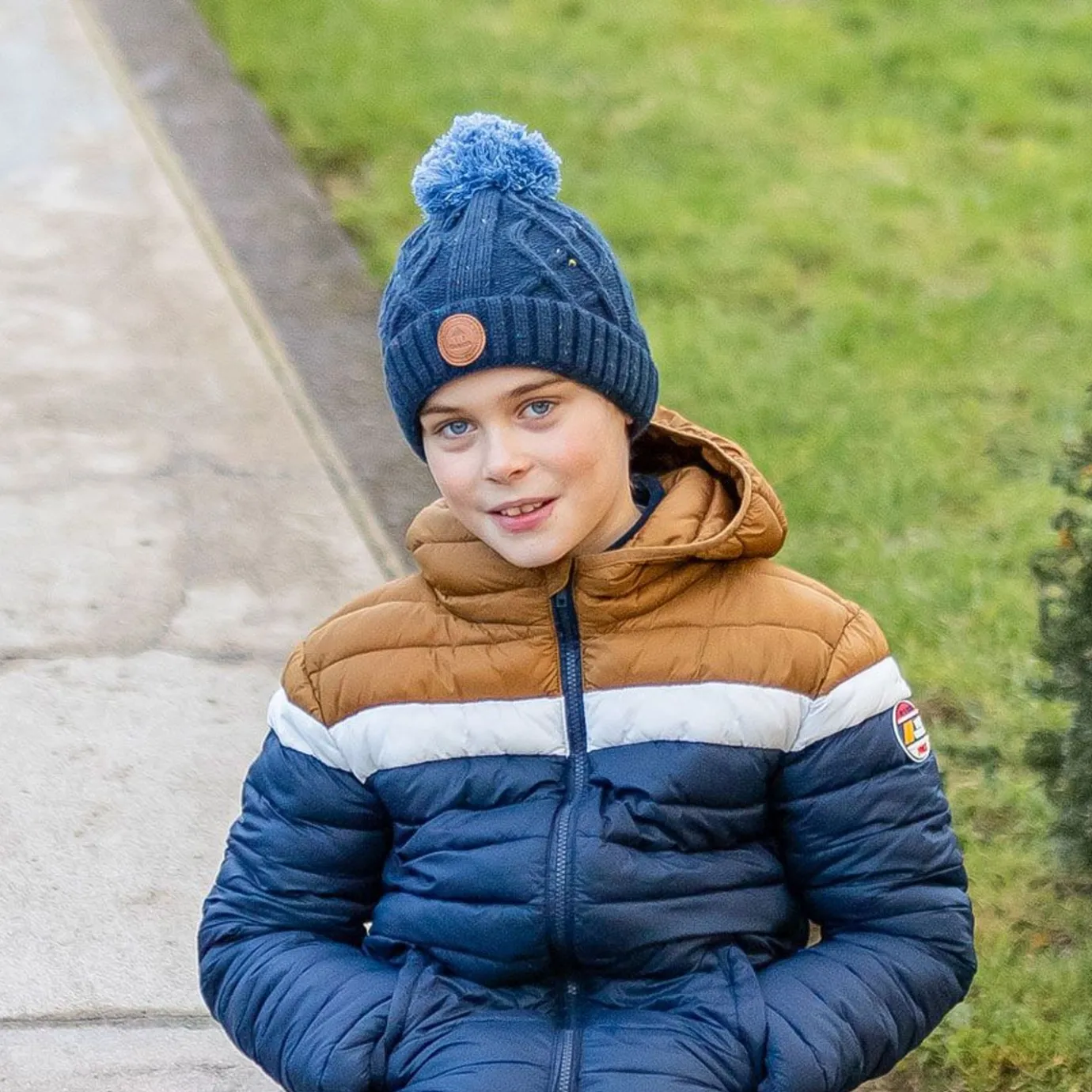 Kids Beanies | Cabaïa Jus De Pomme Navy