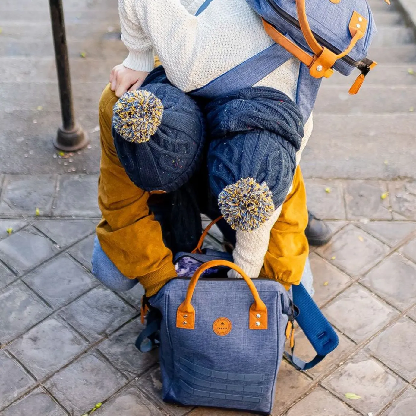 Kids Beanies | Cabaïa Jus De Pomme Navy