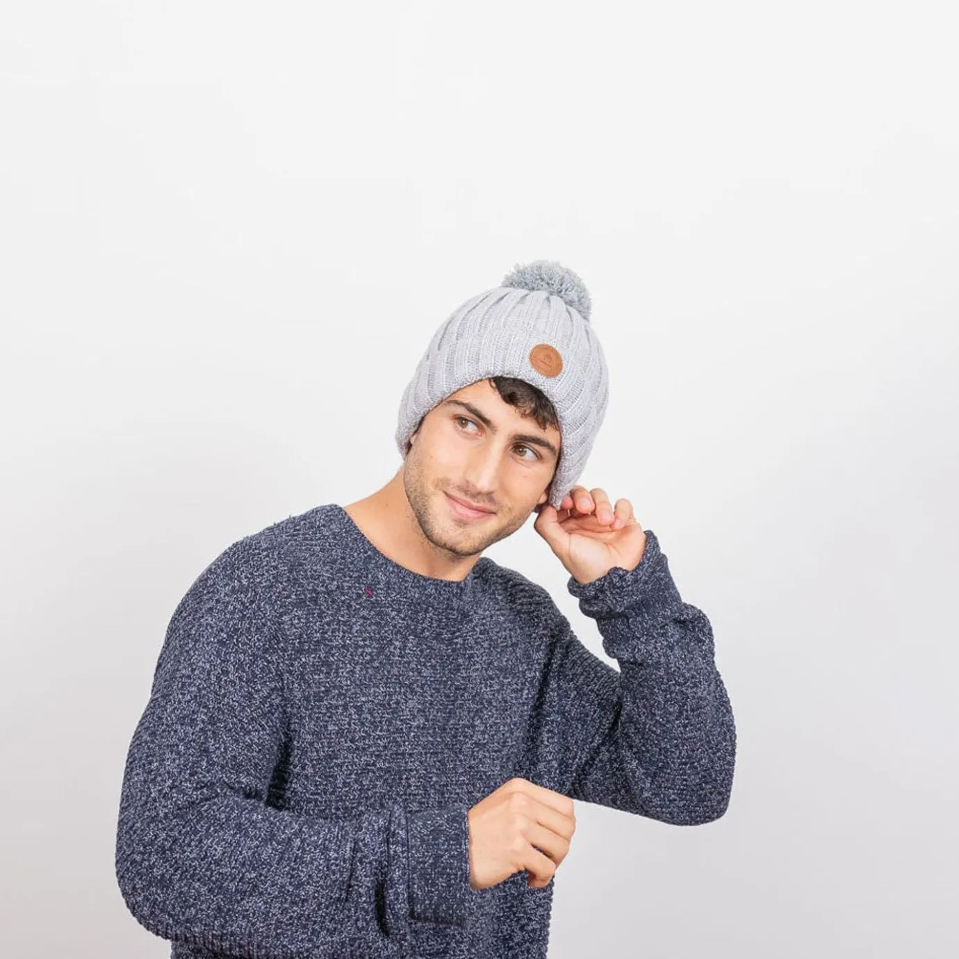 Woolen Beanies | Cabaïa Kir Royal Polar Light Grey
