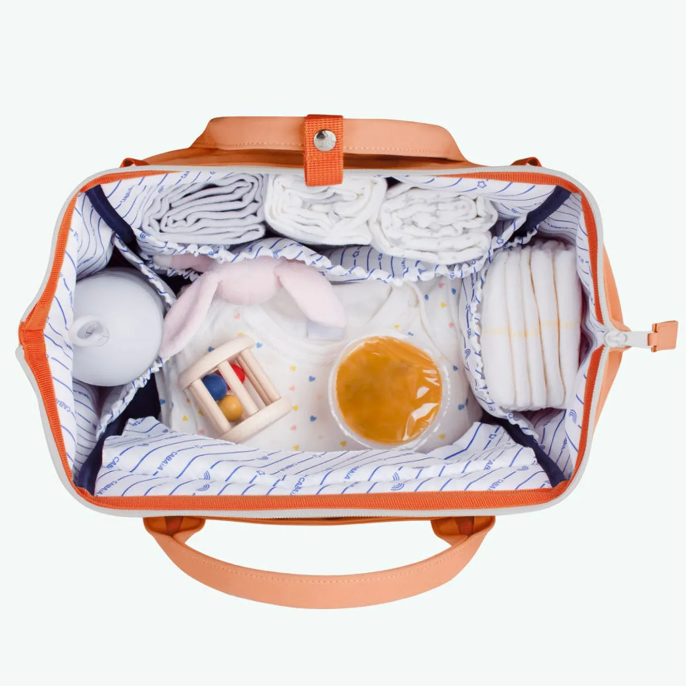 Changing Bag | Cabaïa Les Sables D'Olonne Brown And White
