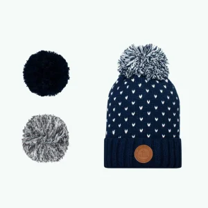 Kids Beanies | Cabaïa Limonade Polar Navy