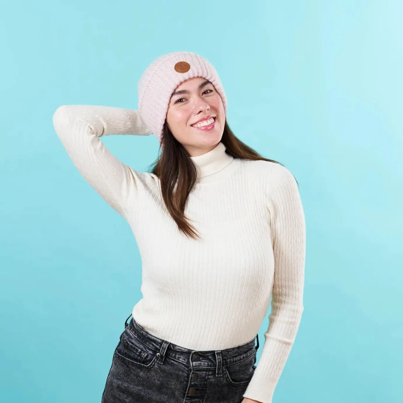 Beanies Without Bobbles | Cabaïa Poncha Pink