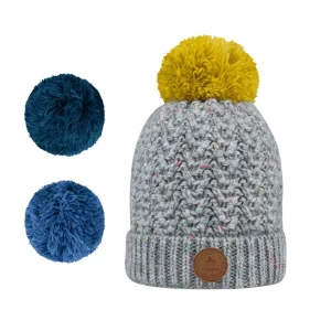 Kids Beanies | Cabaïa Red Sombrero Grey