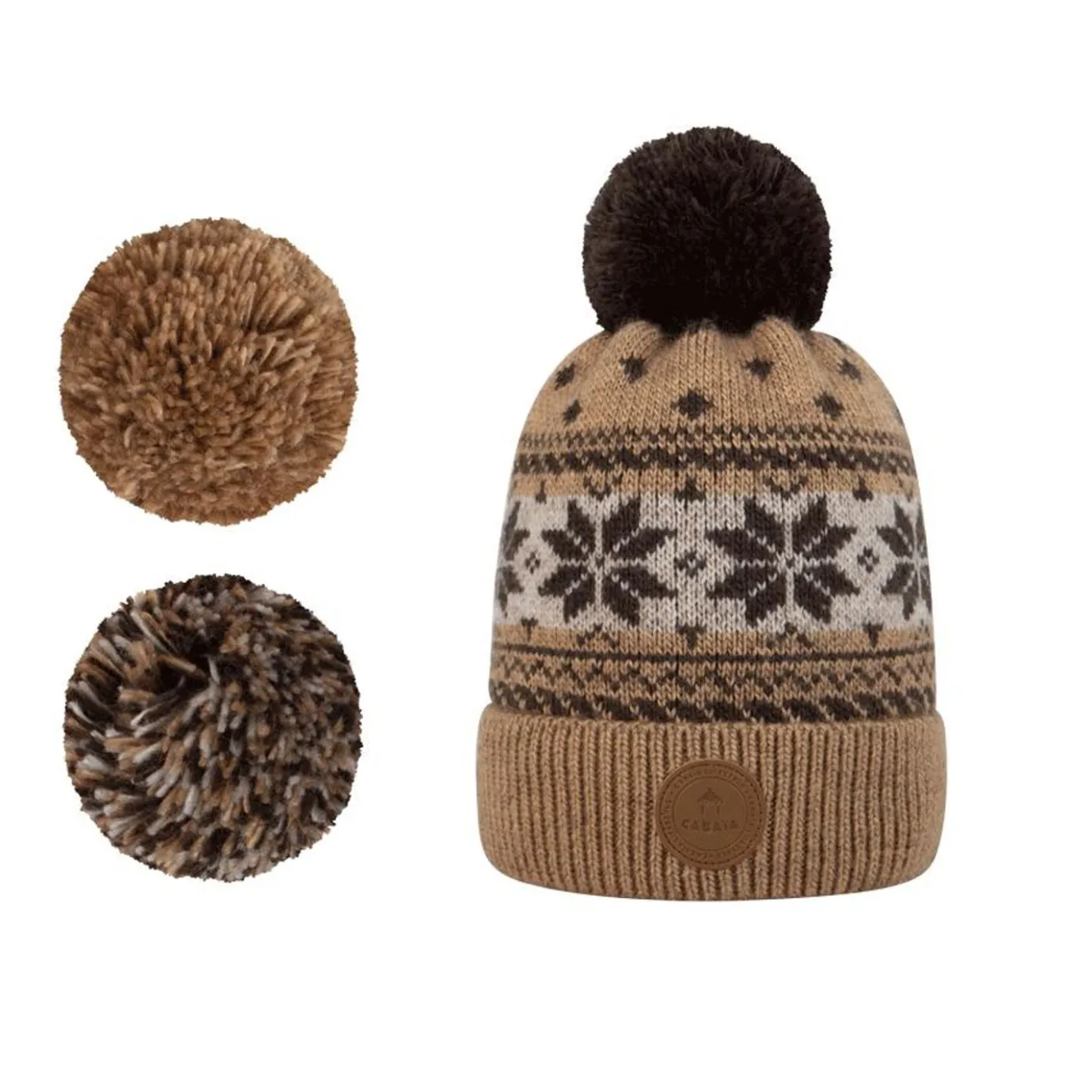 Polar Lined Beanies | Cabaïa Summit Polar Brown