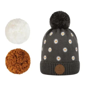 Kids Beanies | Cabaïa Tomato Tang Grey
