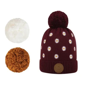 Kids Beanies | Cabaïa Tomato Tang Burgundy Red