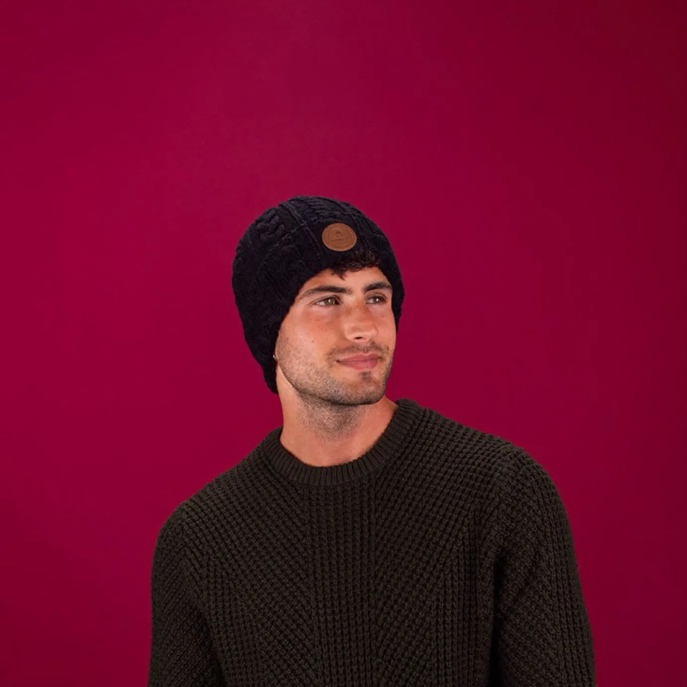 Beanies Without Bobbles | Cabaïa Vieux Carre Dark Grey Navy